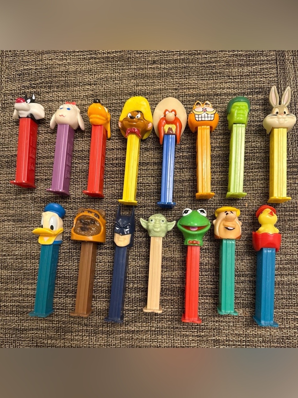 Lot of 15 Vintage PEZ Candy Dispensers
